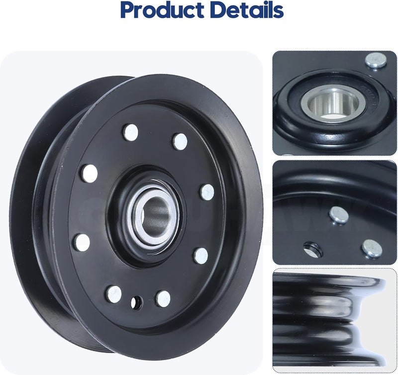 GUSUHAWK 30224 Flat Idler Pulley Replaces Dixie Chopper 30224 Pulley for Dixie Chopper LT1800 LT2000 LT2300 LT2400 LT2500 LT2700 LX2002 LX2400 LX2401 RB2700 SE2550 Classic 2750 2760 3372 Mowers - Image 5
